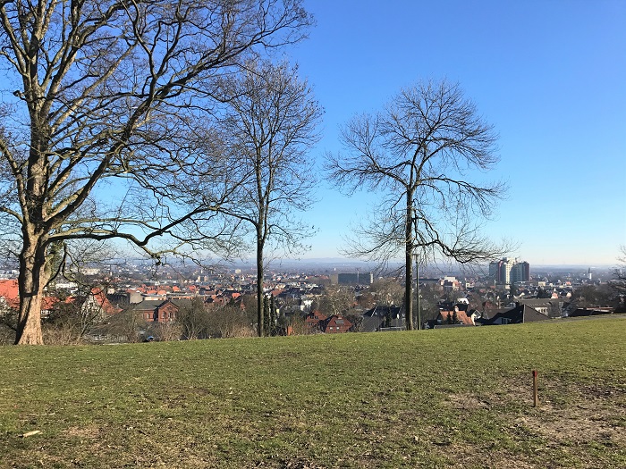Ausblick von der Promenade an der Sparrenburg Bielefeld
