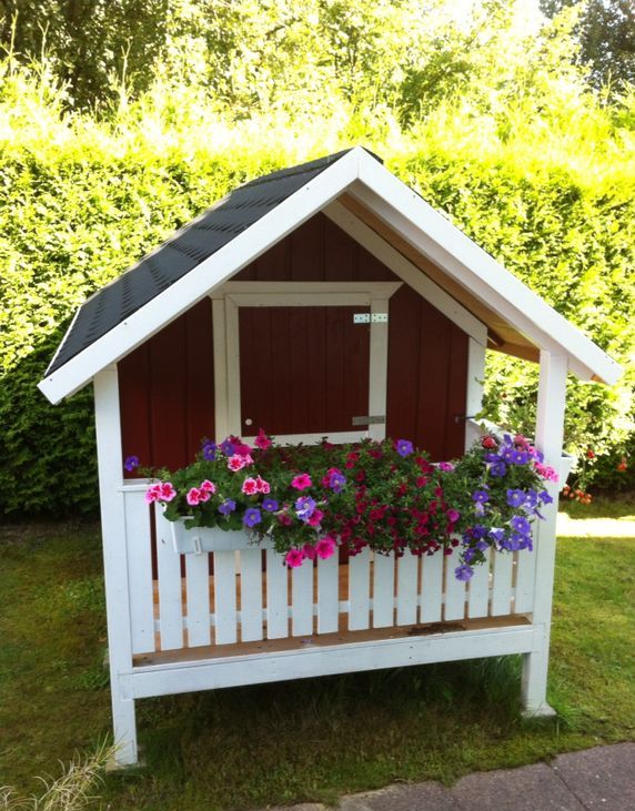 DIYProjekt GartenSpielhaus für Kinder selber bauen