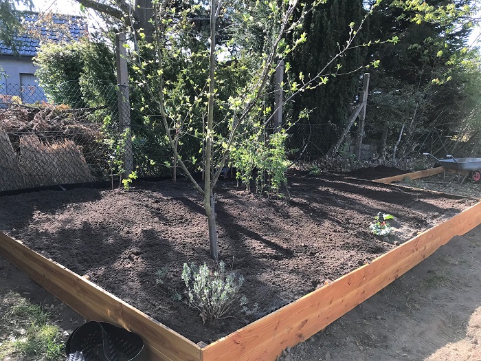 Mein Jahresrückblick 2020 - Garten-Projekt Gemüsebeet und Sitzecke