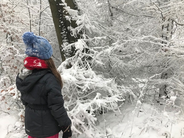 30am30 - 30 schöne Momente im Januar 2021 - Schneespaziergang