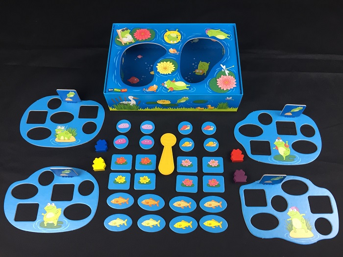 Spieletipp - Kinderspiele ab 3 Jahren: Theo Teichhüpfer - Material