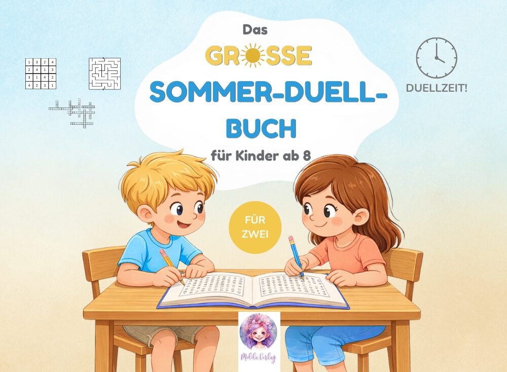 Cover "Das große Sommer-Duell-Buch für Kinder ab 8"