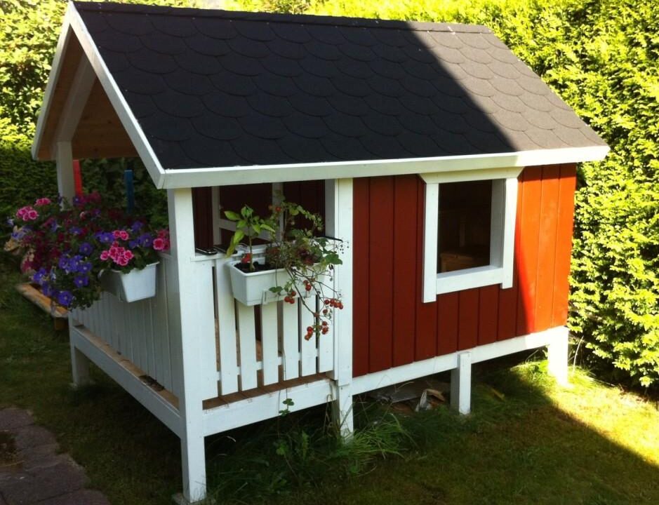 DIY-Projekt: Garten-Spielhaus für Kinder selber bauen
